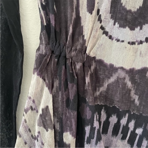 NWT Vintage 90’s Fuzzi by Jean Paul Gaultier Mesh Gauze Ikat Top - Picture 5 of 7